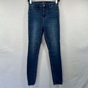 Abercrombie & Fitch Simore High Rise Blue Skinny Jeans 0689